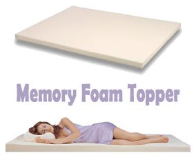 Buy Double Size Visco Memory Foam Mattress Topper 5cm/2" Thickness 135cmx190cm inc 10 Year Guarantee online at Discounted New and Used prices. Delivered to your door with Off-The-Bookshelf.