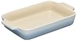 Le Creuset 26 cm Stoneware Rectangular Dish, Coastal Blue