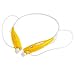 HV-800 Wireless Bluetooth Music Stereo Universal Headset Headphone Vibration Neckband Style for iPhone iPad Samsung (Yellow)