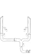 Diesel Pickup Dual Exhaust Stack Kit w/ 6 Angle Cut