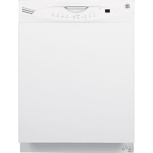 GE: GLDA690PWW Full Console Dishwasher with 4 Wash Cycles, 6 Wash Options, Electronic Controls,... by GE