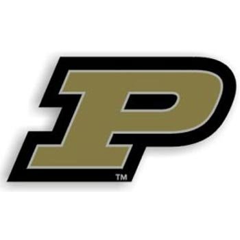 Purdue Boilermakers 12 inch Car Magnet