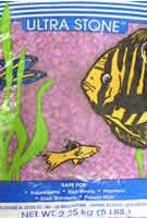 ESTES AQUARIUM TANK GRAVEL PERMA GLO LAVENDER 5 LB