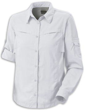 Columbia Sportswear Women's Titanium Omni-Dry Silver Ridge III Long Sleeve Shirt