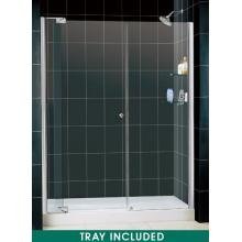 DreamLine Shower Stall SHTRDR-36600-42-CH. 36'' x 60'' x 72'', Center Drain, Clear Glass, Chrome