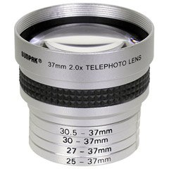 Sunpak CAL-1040KIT 2.0x Tele-Conversion Lens Kit with 25, 27, 30, 30.5 and 37mm Filter Sizes