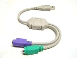 USB to DUAL PS2 (KEYBOARD+MOUSE) ADAPTER FOR PC/LAPTOP