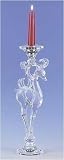 Icy Crystal Deer Christmas Taper Candle Holder 13