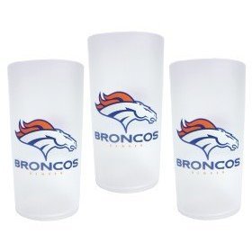 Denver Broncos NFL Tumbler Drinkware Set (3 Pack)