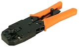 Produkt-Bild: LogiLink Crimpzange universell mit Kabelschneider und Abisolierer Metall