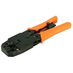 LogiLink Crimpzange universell mit Kabelschneider und Abisolierer Metall