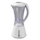 Team BL 8 Blender 3 vitesses Touche Glace Pil�e Bol en Plastique Gradu� 1 5 litre 400 W Blanc/Bleupar Team
