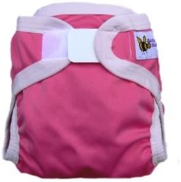 Baby BeeHinds PUL Wrap Diaper Cover - Pink Intensity Small