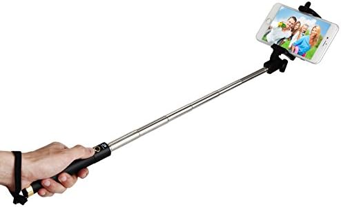 2015 NEW Release Selfie Stick Parkncisco™Ultra Compact Foldable Quick Snap Pro 3-in-1 Self-portrait Monopod Extendable Wireless 31.5'' Bluetooth Selfie Stick with Built-in Bluetooth Remote Shutter with Adjustable Phone Holder for iphone 6 iphone 6 Plus iphone 5 5s 5c Android