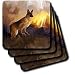 Dinzas Art Dogs - German Shepherd - Coasters