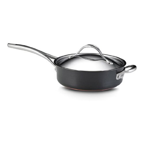 Anolon 3-qt. Nonstick Nouvelle Copper Covered Saute Pan.
