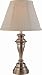 Brushed Steel Accent Table Lamp
