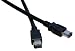 Max Value IEEE 1394a Cable, 6 Pin Male to Male, 2 Mtrs, Black