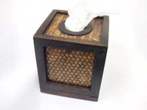 【定番人気バンブーシリーズ】バンブーロールティッシュBOX(角) 