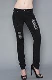 Tripp NYC The Chainmail Denim Jean,Denim for Women