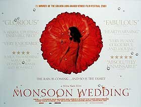 MONSOON WEDDING UK QUAD POSTER VASUNDHARA DAS
