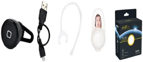 Sannysis(TM) 1PC Bluetooth Headset Earphone For Cell Phone iphone Samsung HTC (black)