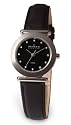 Skagen Women's Stainless Steel Swarovski Crystal Accented Leather 
Watch #107SSLB