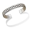 Oxidized Braided Men's Cuff Bracelet