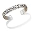 Oxidized Braided Men's Cuff Bracelet