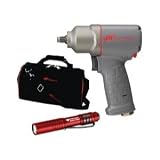 Ingersoll-Rand (IRT2115TIMAXLS) 3/8" Drive Titanium Impact Wrench with Free Streamlight Flashlight and 17" IR Heavy Duty Tool Bag