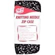 Susan Bates Suede Microfiber Zip 10 Inch Knitting Needle Case