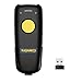NADAMOO 2D Wireless Barcode Scanner, Compatible with Bluetooth Function & 2.4GHz Wireless & Wired Connection, Connect Phone, Tablet, PC, Bar Code Reader Work with Windows, Mac, Android, iOS, Read 1D,