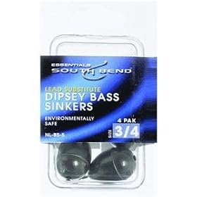 NONLEAD DIPSEY BASS CAST 1/2
