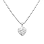 M�daillon de Coeur moderne Argent Sterling 925/100&hellip de Unique
