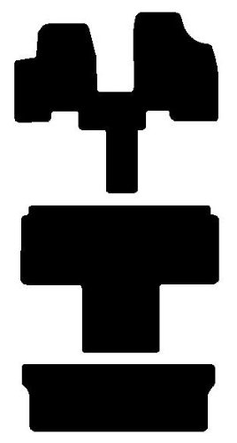 Buick Terraza Touring Carpeted Custom-Fit Floor Mats - 3 PC Set - Dark Beige (2005 2006 2007 05 06 07)