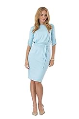 Elbow Length Sleeves Cocktail Belted Lace Cotton/Polyester/Spandex Evening Dress/Prom Dress/Party Dress/Wedding Dress/Midi Dress 