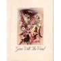 Gone With The Wind 1939 Original Movie Program Starring Clark Gable & Vivien Leigh, David O. Selznicks Production of Margaret Mitchells Story of Old South ( Cover has Beautiful Color Scene Collage from Showing Rhett & Scarlett etc ) Souvenir Premiere