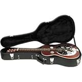 Musicians Gear Deluxe Archtop Hardshell Squareneck Guitar Case, Black - B0002GO490