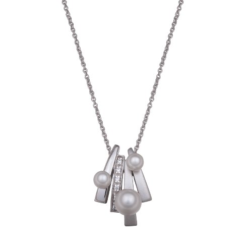 Alvina Damen-Halskette 925 Sterlingsilber mit Zirkonia 45 cm ZH-4549 Preisvergleich