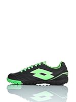 Lotto Botas de Fútbol Spider VIII Tf Jr (Negro / Lima)