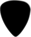 Musician's Friend Standard Celluloid Guitar Picks 1 Dozen, Black Pearl Medium&sup1;