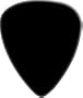 Musician's Friend Standard Celluloid Guitar Picks 1 Dozen, Black Pearl Medium&sup1;