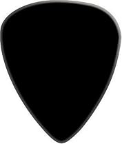 Musician's Friend Standard Celluloid Guitar Picks 1 Dozen, Black Pearl Medium¹