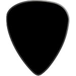 Musician's Friend Standard Celluloid Guitar Picks 1 Dozen, Black Pearl Medium