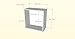 Nexera Wall Shelves 222503, Set of 2, White