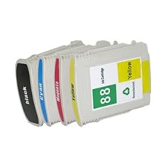 4er Komplettset Druckerpatronen f�r z.B. HP Officejet Pro K8600 8600dn 5300 5400 5400dtn 550dtn ersetzen HP88