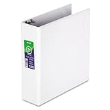 Non-Stick Round Ring Poly View Binder for 11 x 8-1/2 Sheets - 8-1/2 x 11, 3in Capacity, White(sold in packs of 3) Knowing God: Walking through the Book of Books