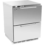 Perlick Hp24rs-6 5.3 Cu. Ft. Capacity Built In Compact Refrigerator - Integ ....