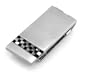 Legere Tmc-005 Stainless Steel Money Clip - Onyx and Mother of Pearl Check