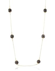 GURHAN "Lace" 24K Gold with Silver stations Necklace